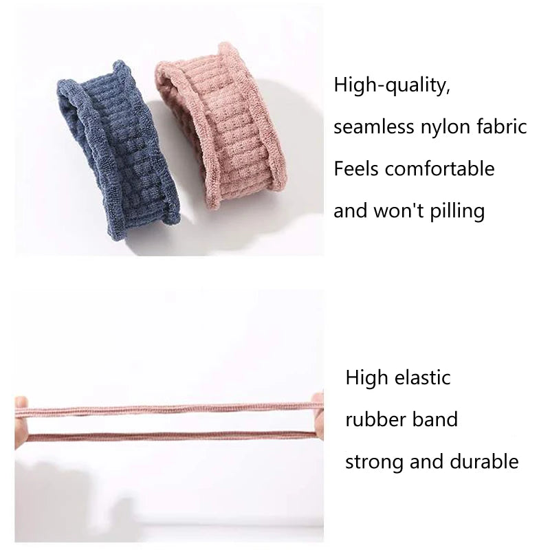 10PCS Women Girls Simple Basic Elastic Hair Bands