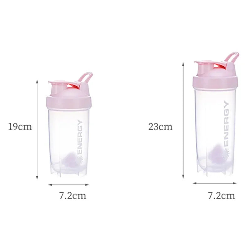 500/700MLSports Water Bottle Protein Shaker Outdoor